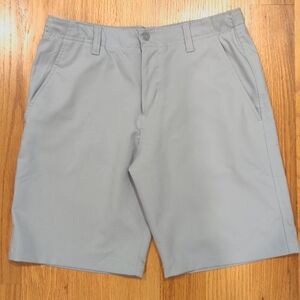 Under Armour Youth Golf Shorts Mod Grey Large